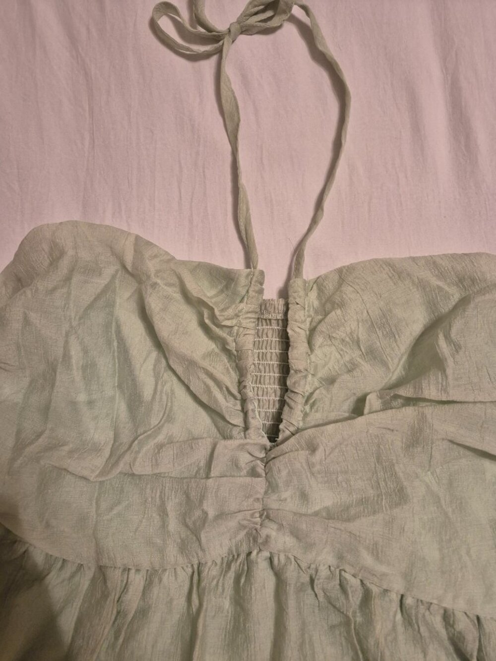 Green Halter Maxi Dress - Picture 4 of 6